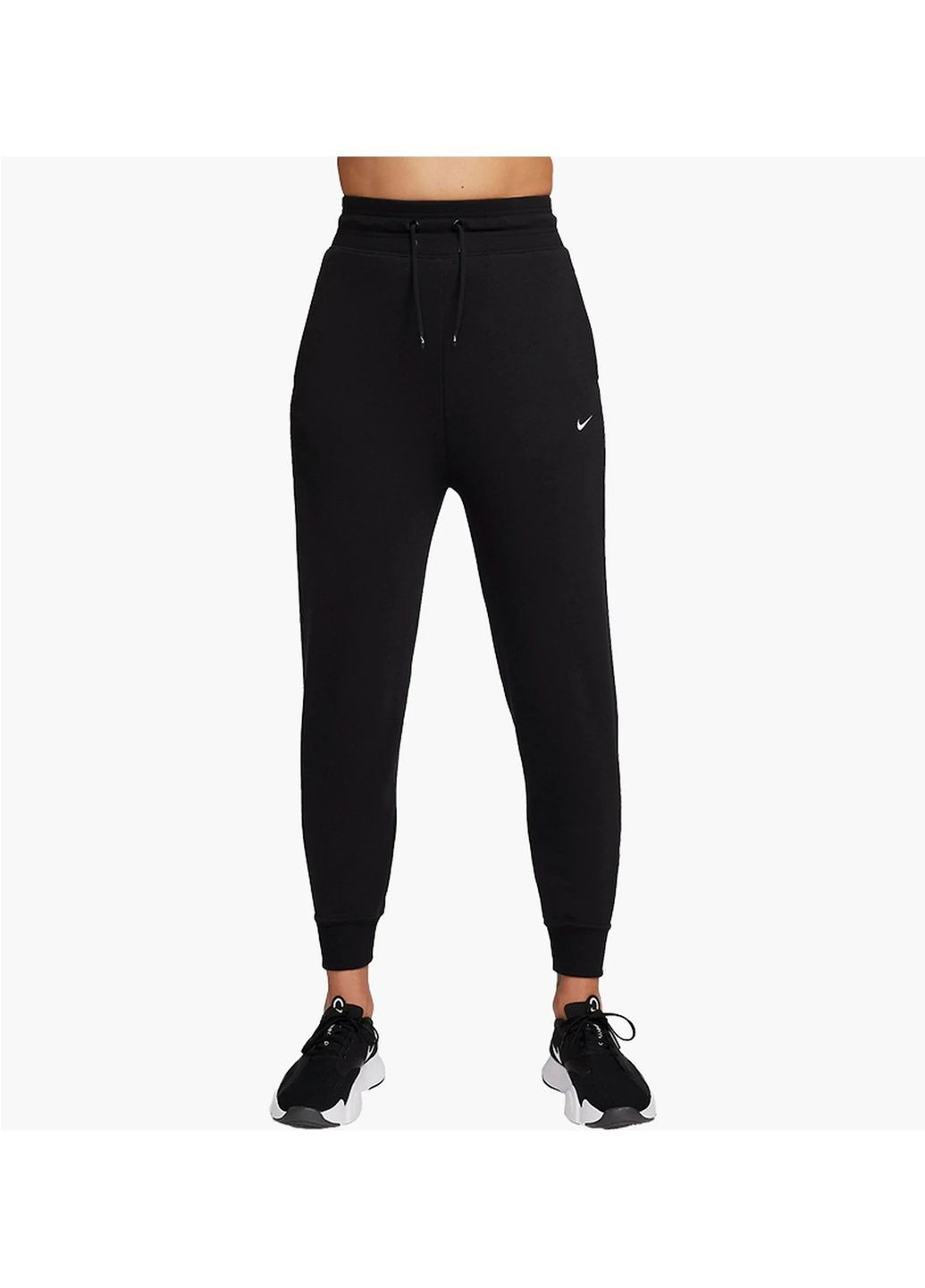 Штани жіночі Pants W Nk One Df Jogger Pant Black Nike (364662830)