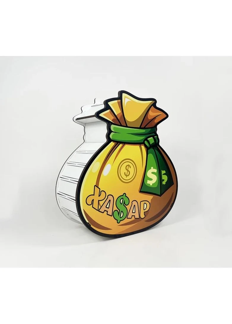 Подарункова коробка з кришкою "Хабар" у формі мішечка No Brand (396516357)