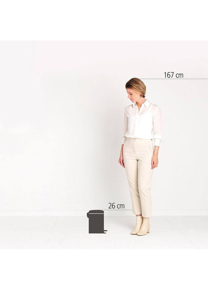 Мусорное ведро Pedal Bin 3 л White (112126) Brabantia (323097141)