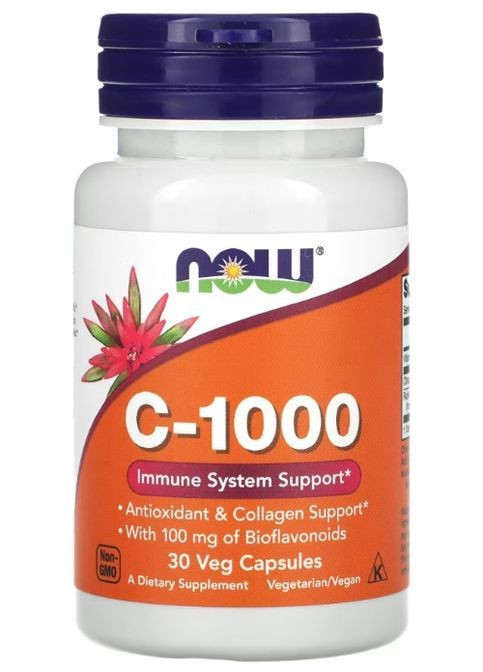 Vitamin C-1000 30 Veg Caps Now Foods (364894831)