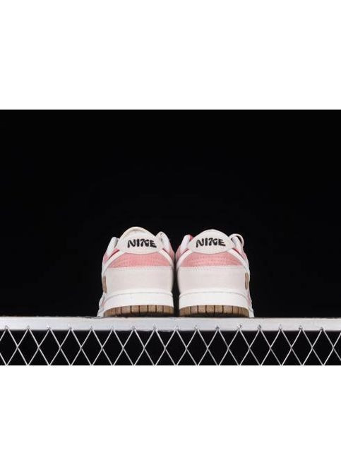 Розовые демисезонные кроссовки мужские nike sb dunk low se 85 double swoosh pink rabbit найк сб данк No Brand