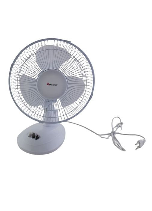Настольный бытовой вентилятор 30 Вт с решеткой белый (2104618540) Domotec MS-1624 (331605211)