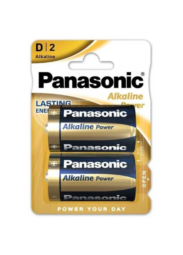 Батарейка D Alkaline (2шт) (5410853039211) Panasonic LR20 (372684279)