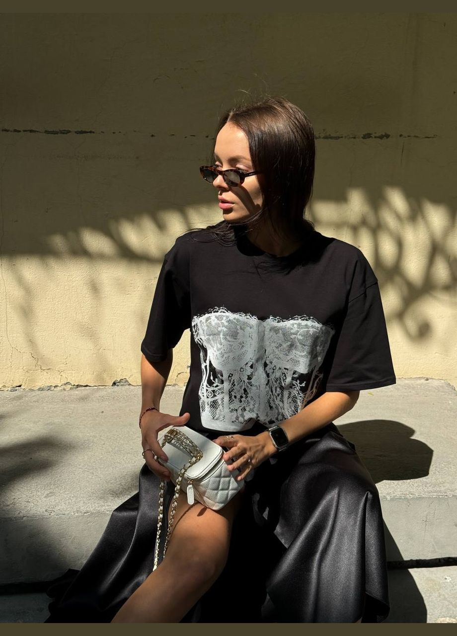 Жіноча футболка з принтом Україна - (331606631)