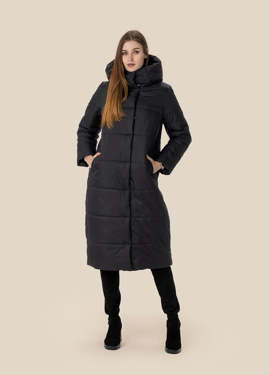 Черный зимний Пуховик LAWA