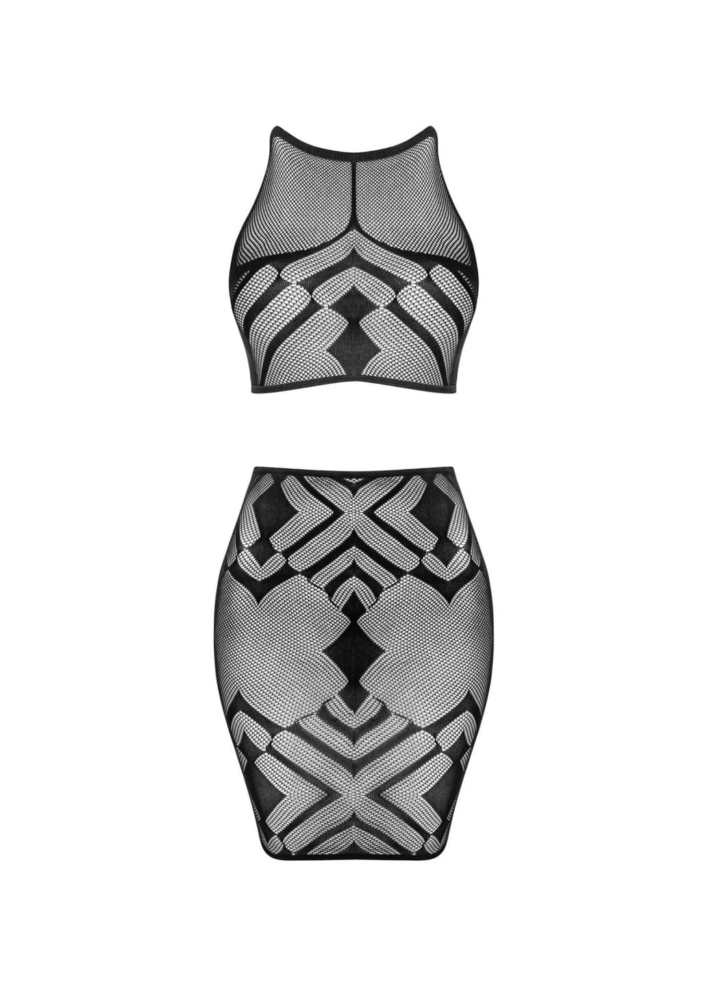 Комплект спідниця та топ K101 top & skirt S/M/L Obsessive (361670362)
