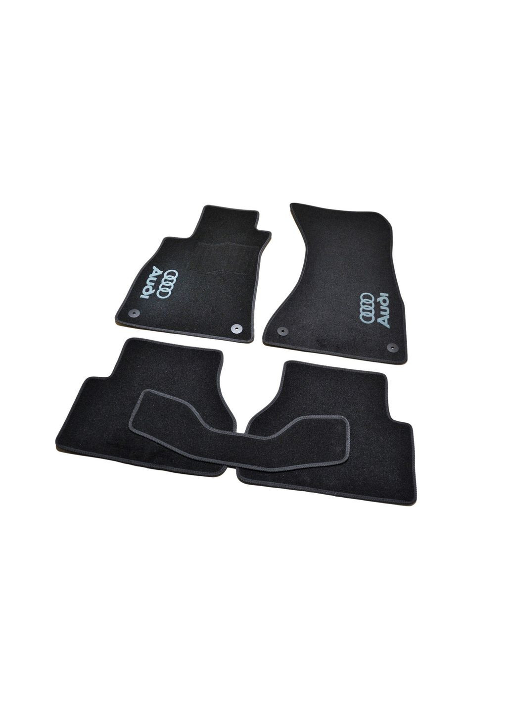 Ворсові килимки в салон для Audi /Ауді В9 (2015-) Sd /Чорні 5шт Beltex A4 (360619095)