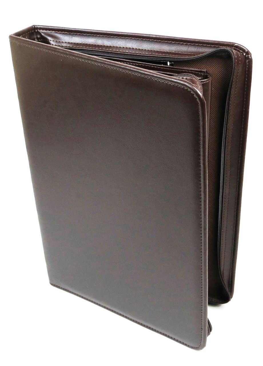 Папка для бумаг формата А4 из эко кожи SSBW06 Коричневая Amo (297643135)