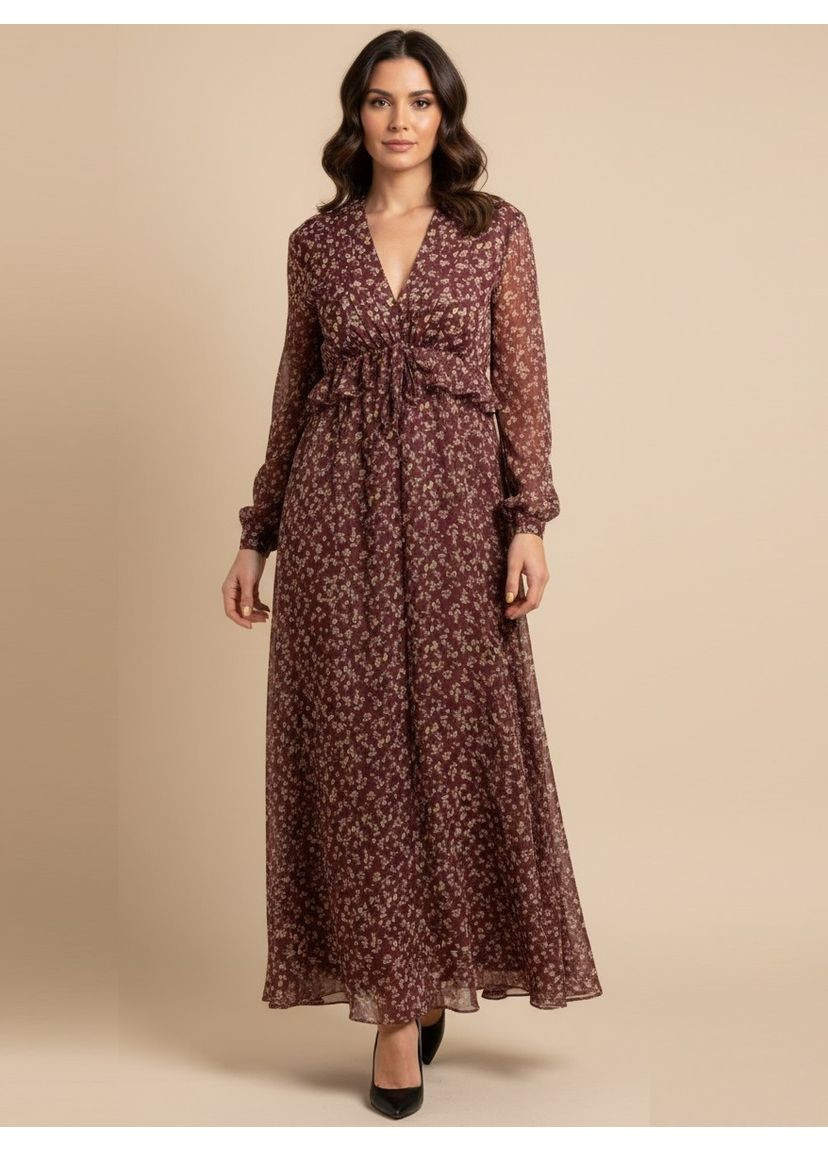 Коричневое платье LeGer