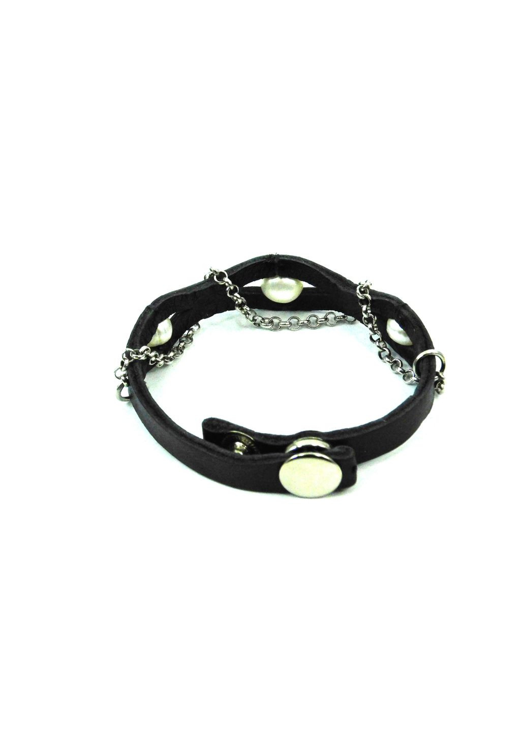 Эксклюзивный браслет кожа Жемчуг 15 Fursa fashion (322313746)