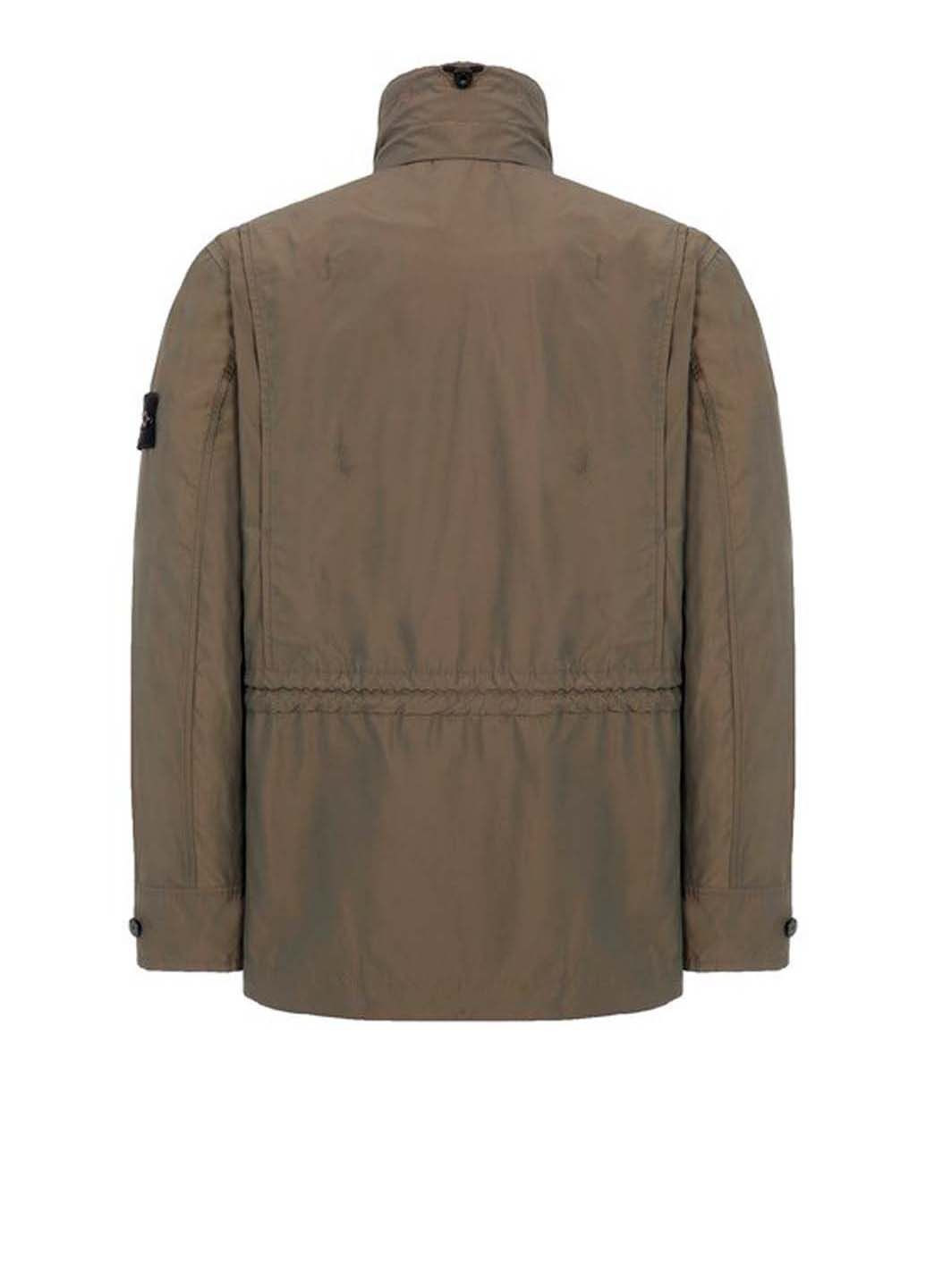 Оливкова (хакі) демісезонна куртка Stone Island