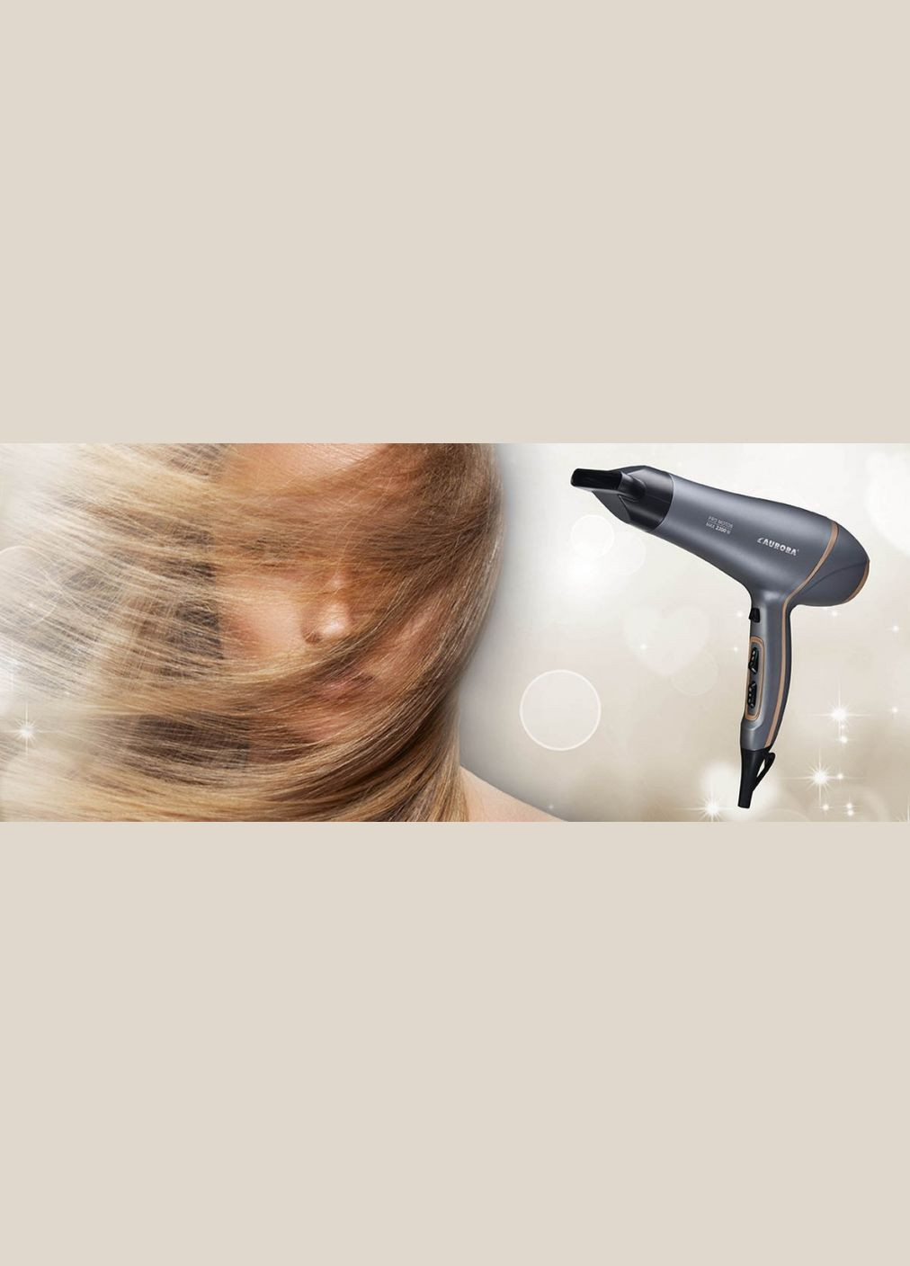 Фен 3031AU 2200 Вт сірий Aurora (364100807)