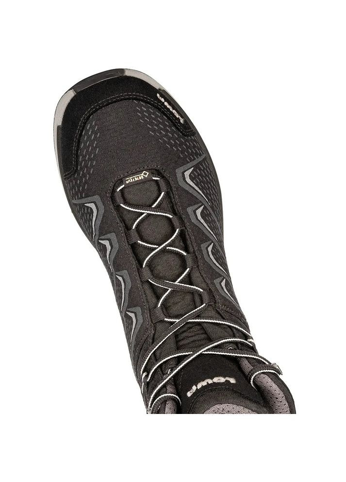 Цветные осенние ботинки мужские innox pro gtx mid черный-серый Lowa