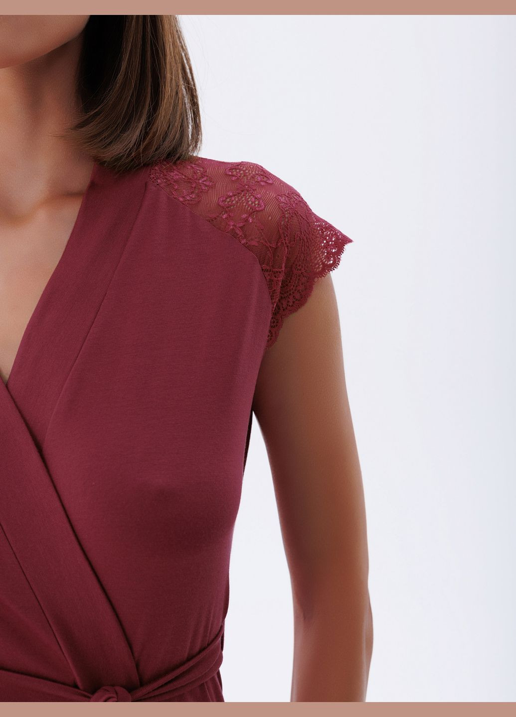 Бордовый демисезонный джемпер женский №1758. Leinle