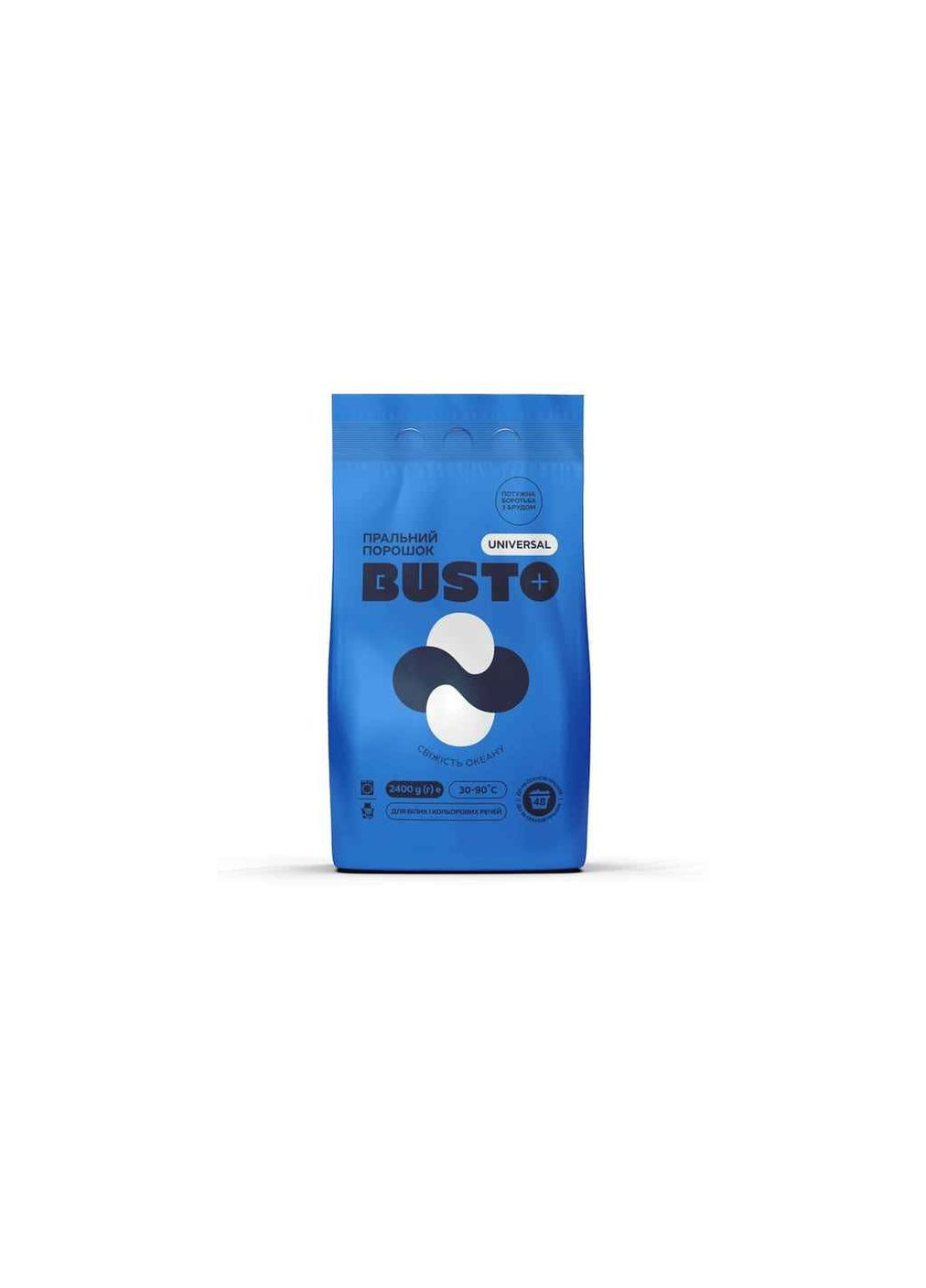 Стиральный порошок 2,4кг руч/авт Свежесть океана BUSTO (356456145)