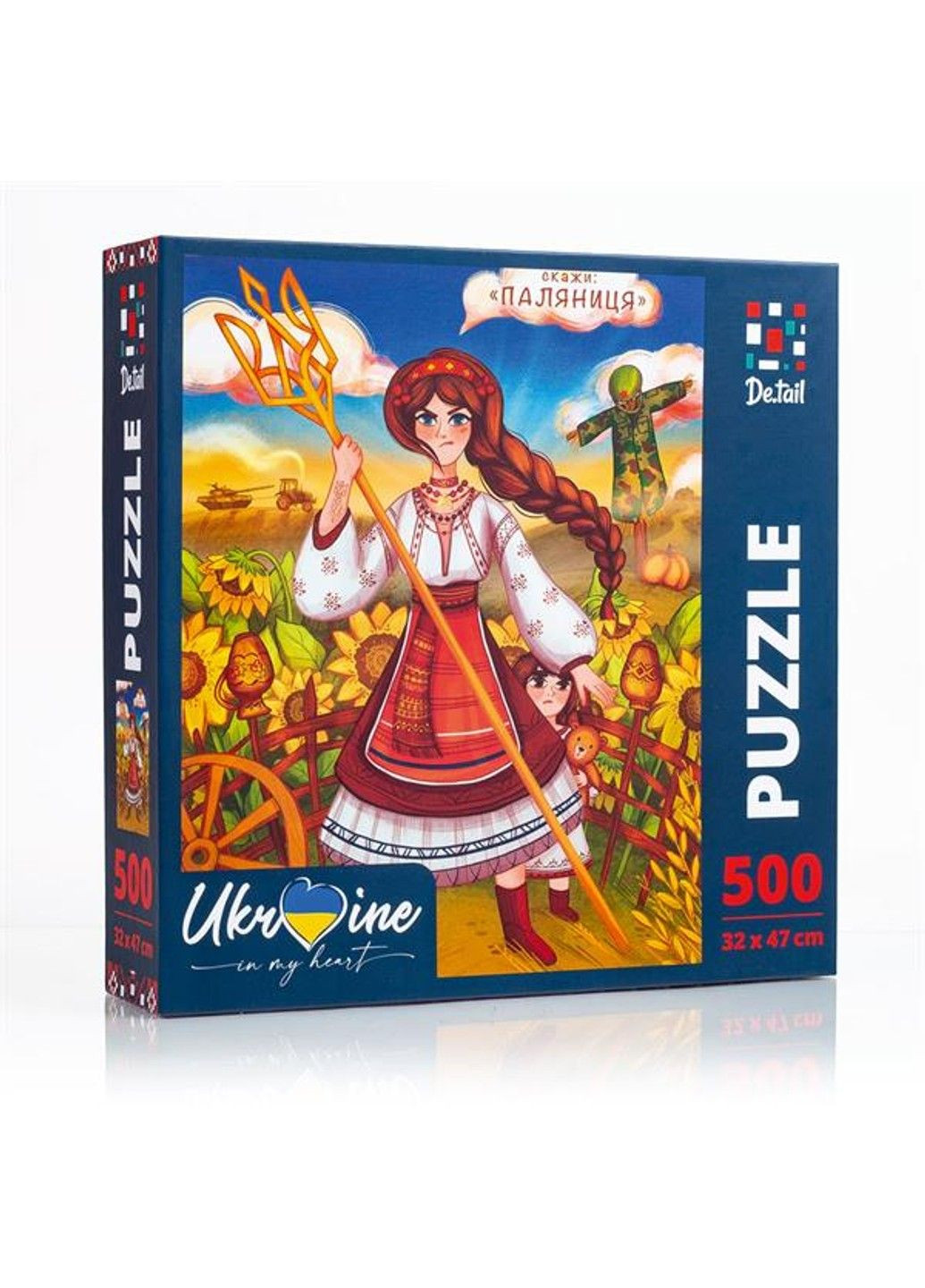 Пазл Україночка з тризубом 500 ел. (DT500-08) De.tail (331298873)
