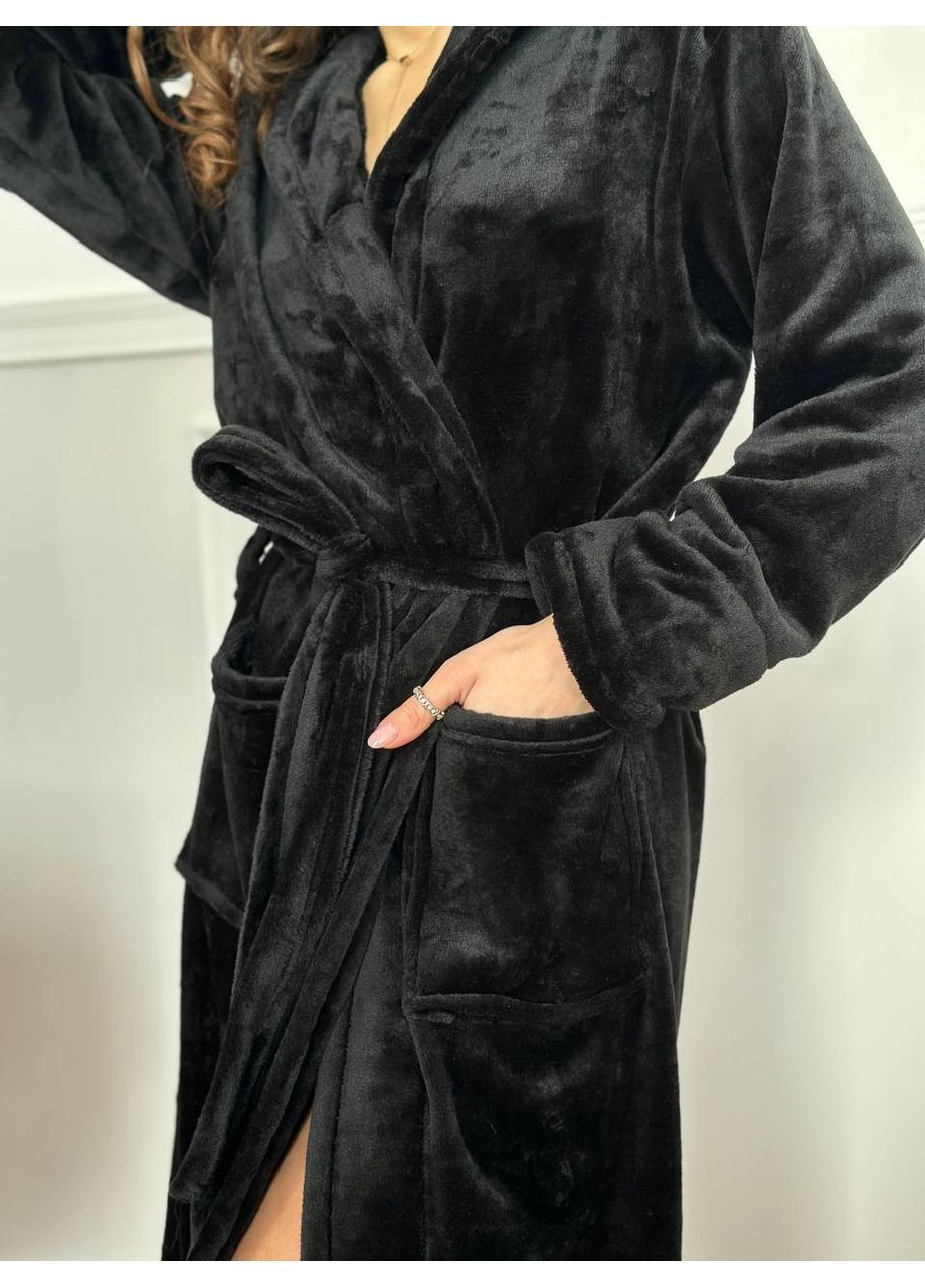 Ніжний теплий халат з капюшоном Vakko (369573785)