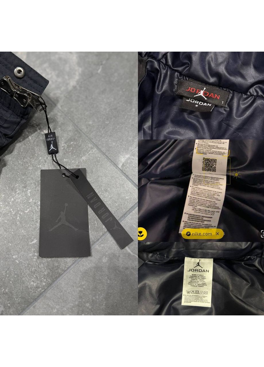 Графитовая мужская зимняя куртка No Brand