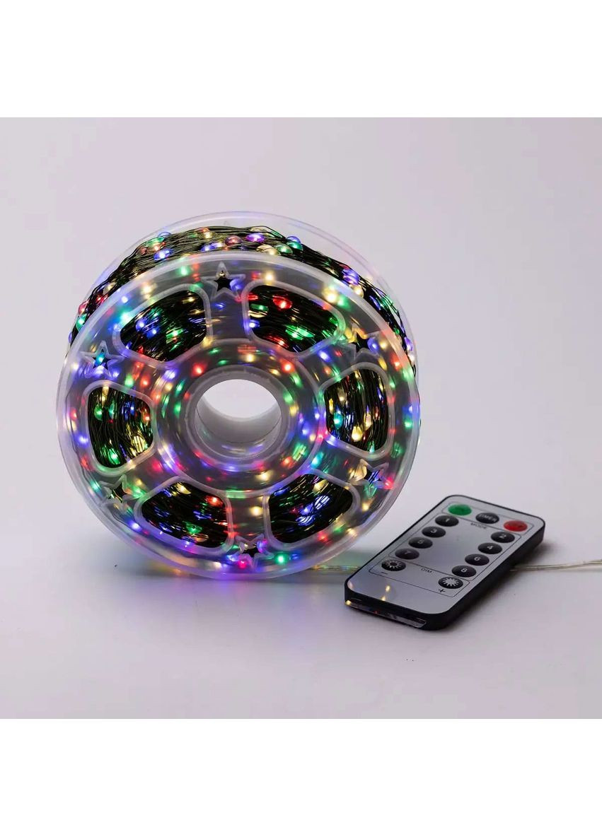 Гирлянда роса на пульте 200 метров 2000 LED светодиодов для дома и улицы мультиколор освещение ProDobro (364189824)