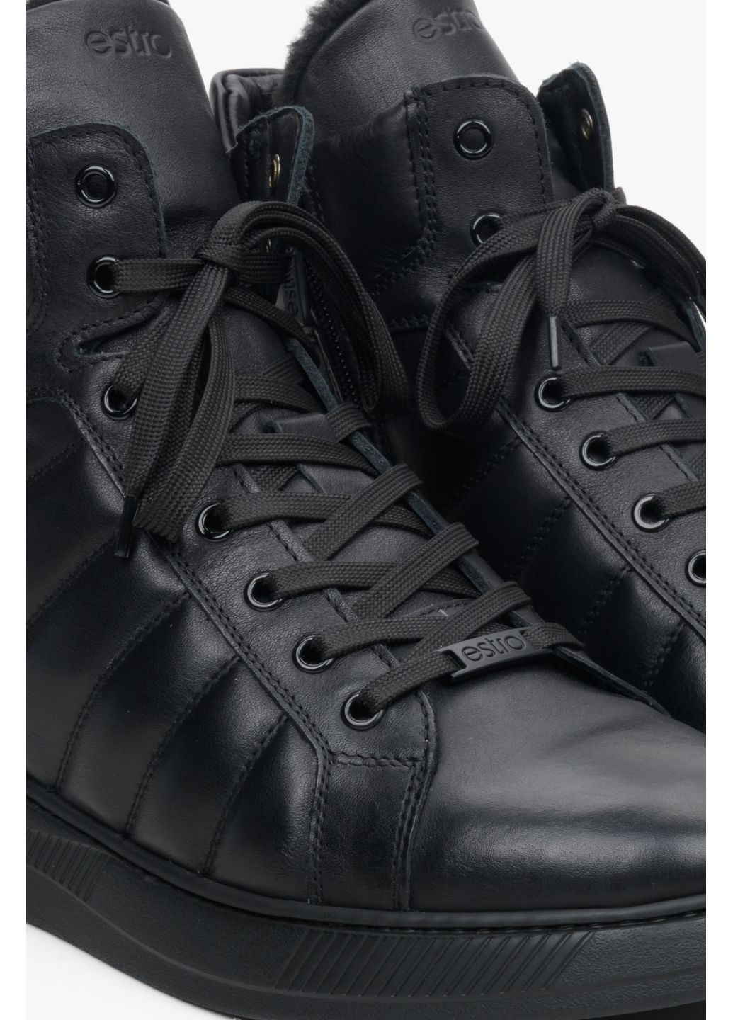 Черевики, колір чорний Estro (356117352)