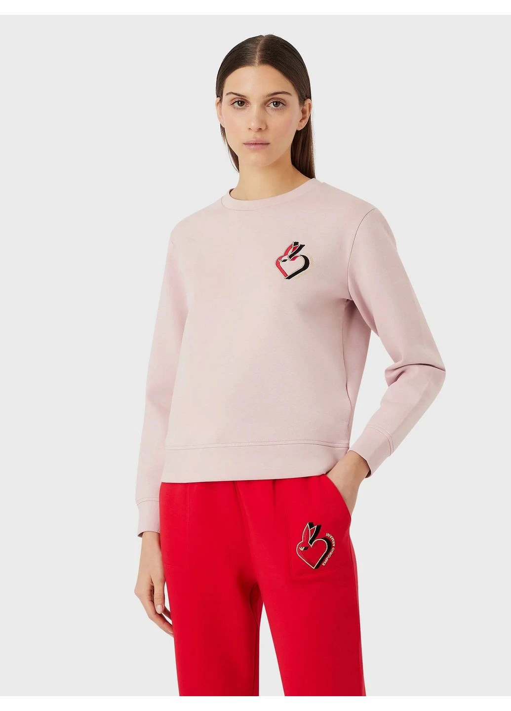 Свитшот 7149709 Розовый 5P1405 Emporio Armani (381465488)
