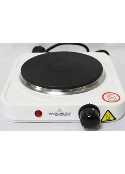 Плита настольная электрическая CB-3742 дисковая однокомфорка 1000 Вт Crownberg (364275892)