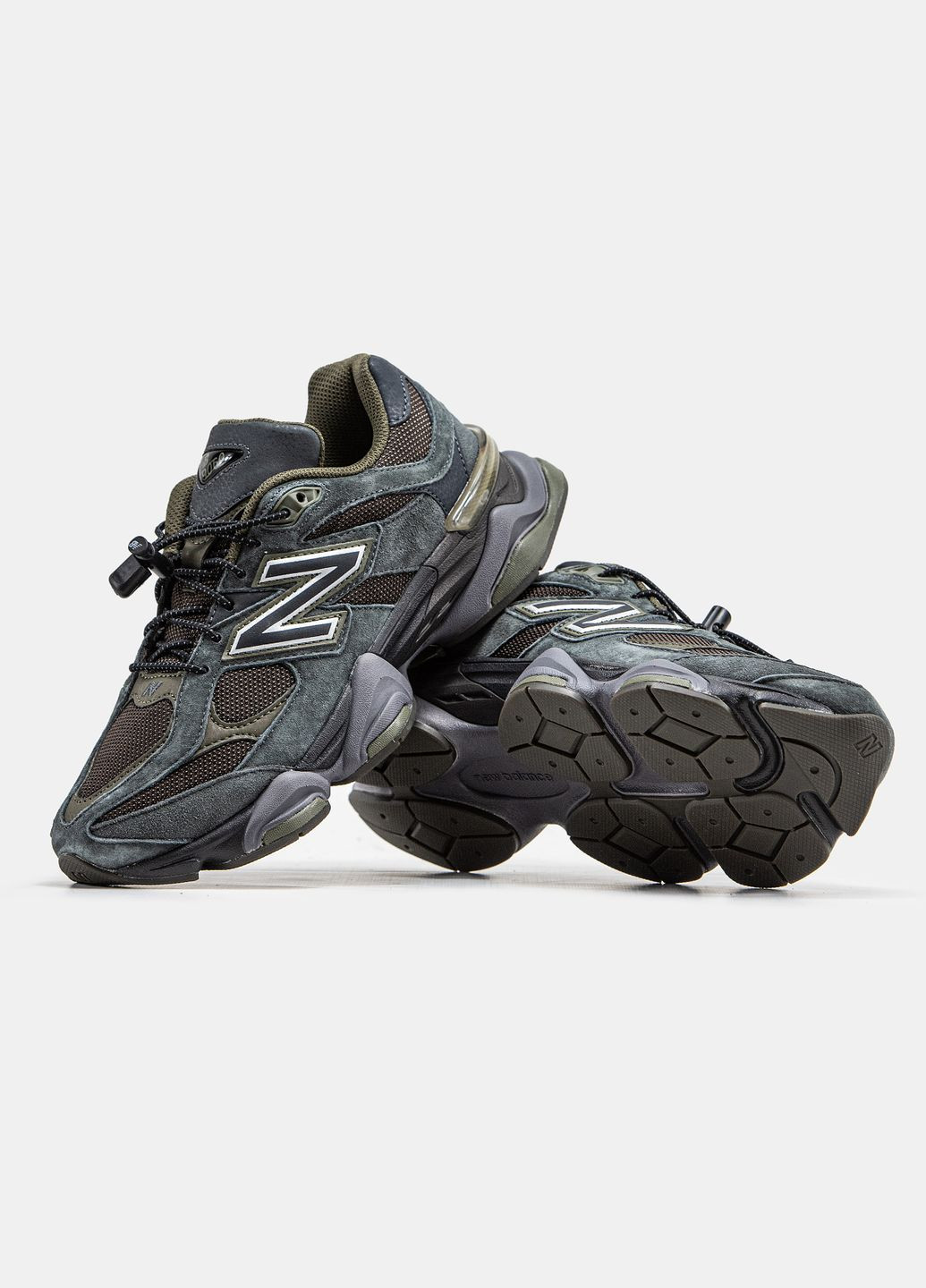 Темно-сірі Осінні кросівки чоловічі і жіночі new balance 9060 dark grey | нью беланс 9060 темно сірі No Brand