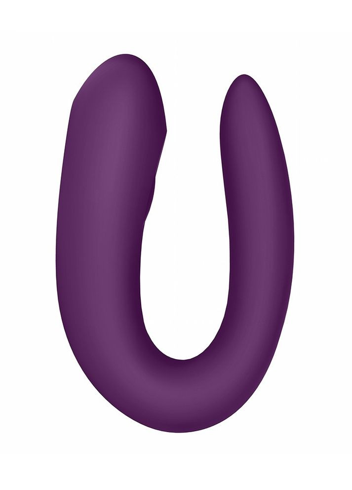 Вібромасажер для пар Double Joy працює від програми, фіолетовий Satisfyer (347312815)