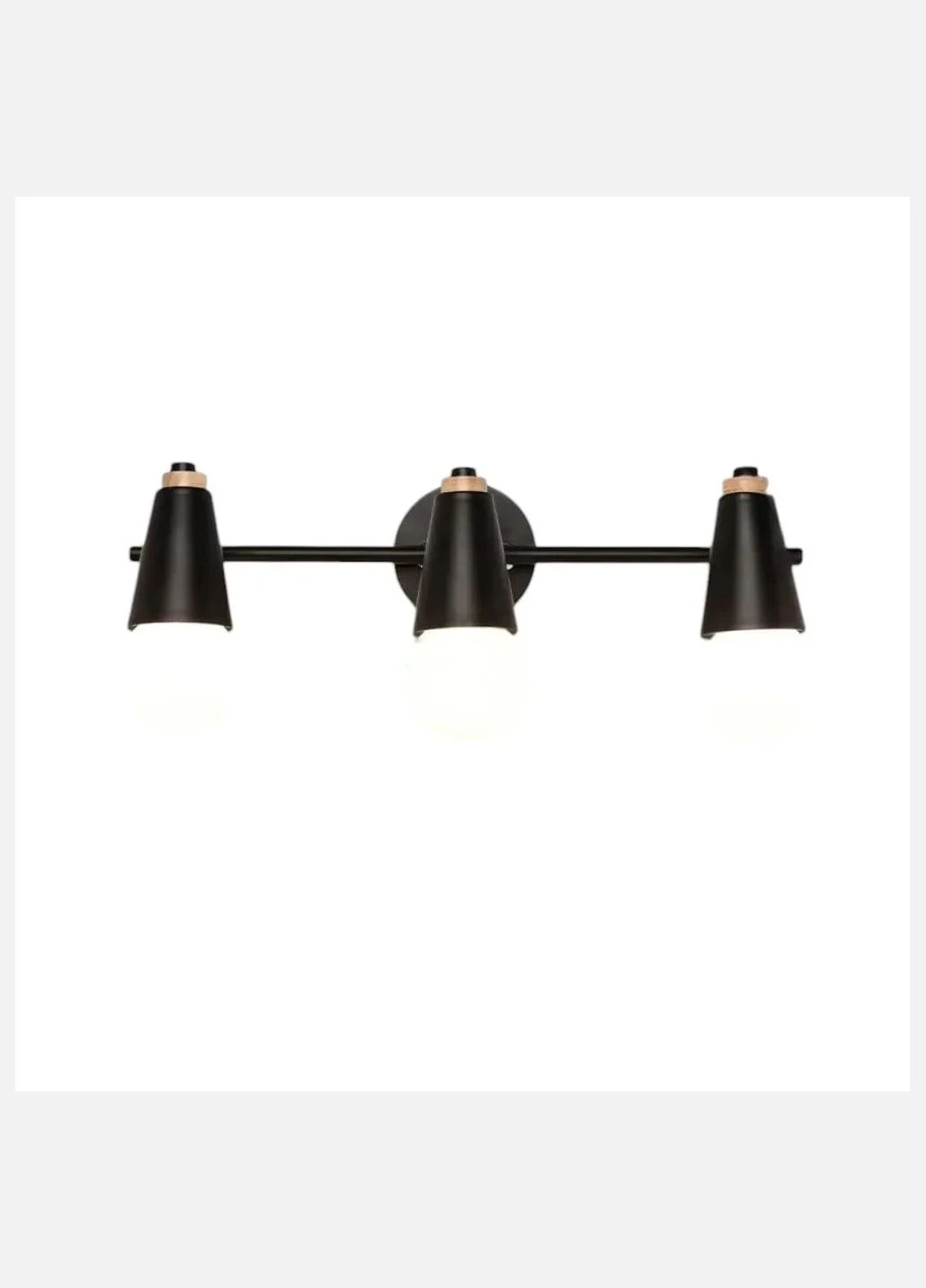 Настенный светильник Korno 3 Black (WL-0002307 M/Black) Фабрика Едісона (399435685)