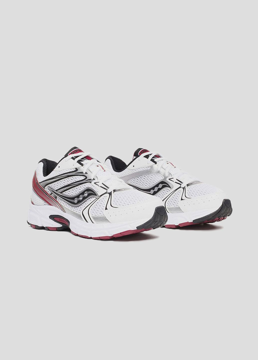 Белые всесезонные белые текстильные кроссовки ride millennium Saucony