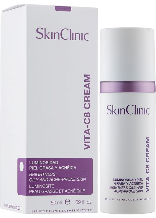 Крем для лица с витамином C 8% Vita-C8 Cream 50ml (953177-22567) SkinClinic (368744275)