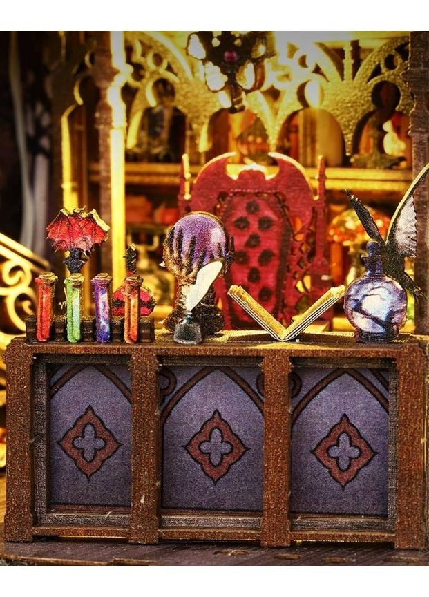 Бук Нук William Castle DIY Book Nook Kit 3D пазл Інтер'єрний конструктор TSL-17A No Brand (362452758)