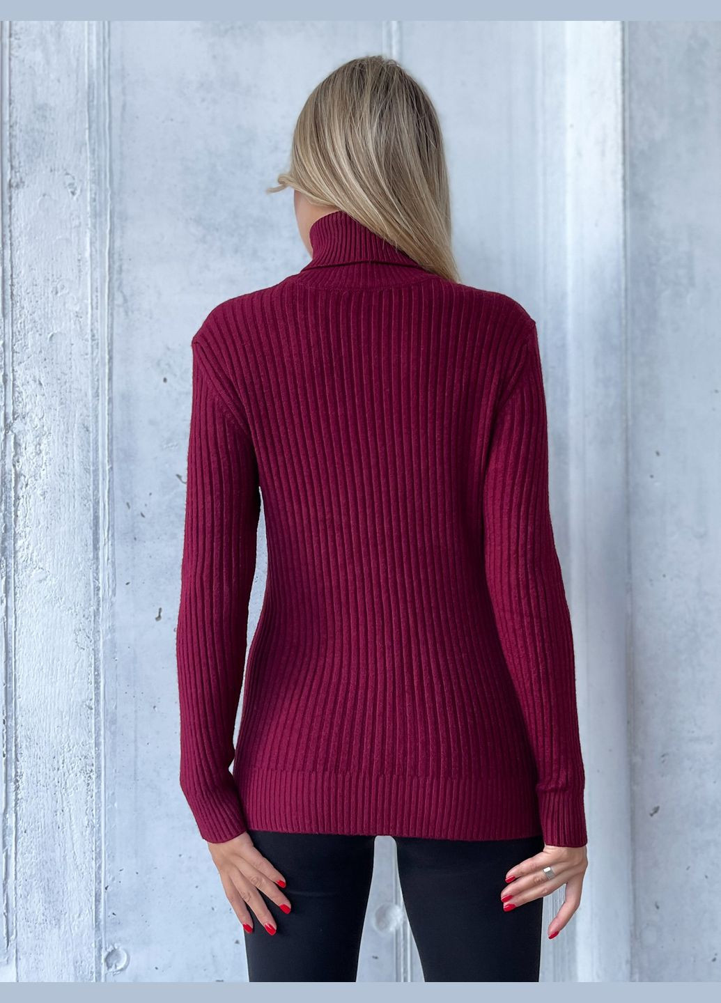 Бордовый зимний свитера Magnet WN20-575