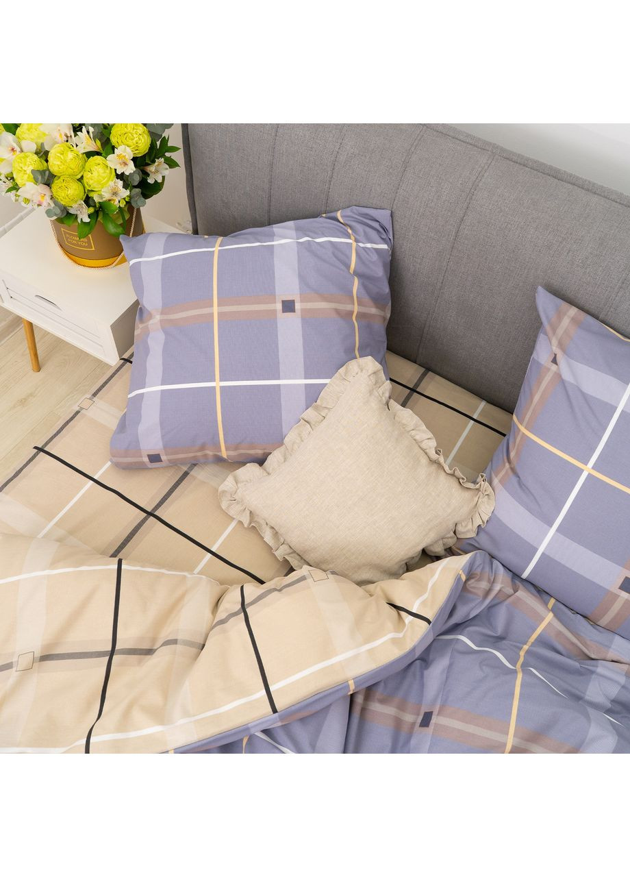 Постельное белье Isleep ранфорс с простынью на резинке (160*200) - 24348 евро Viluta (372448537)