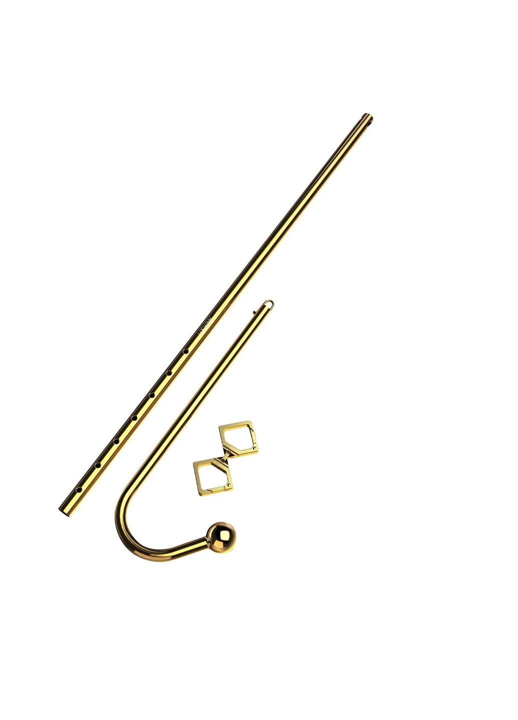 Анальний гак Golden Adjustable Anal Hook Set Lockink (306740581)