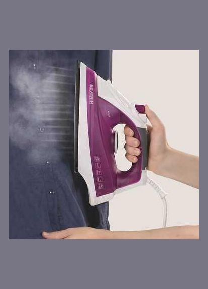 Утюг BA 9659 (2200 Вт, паровой удар 80 г/мин, керамическая подошва) Severin (311197064)
