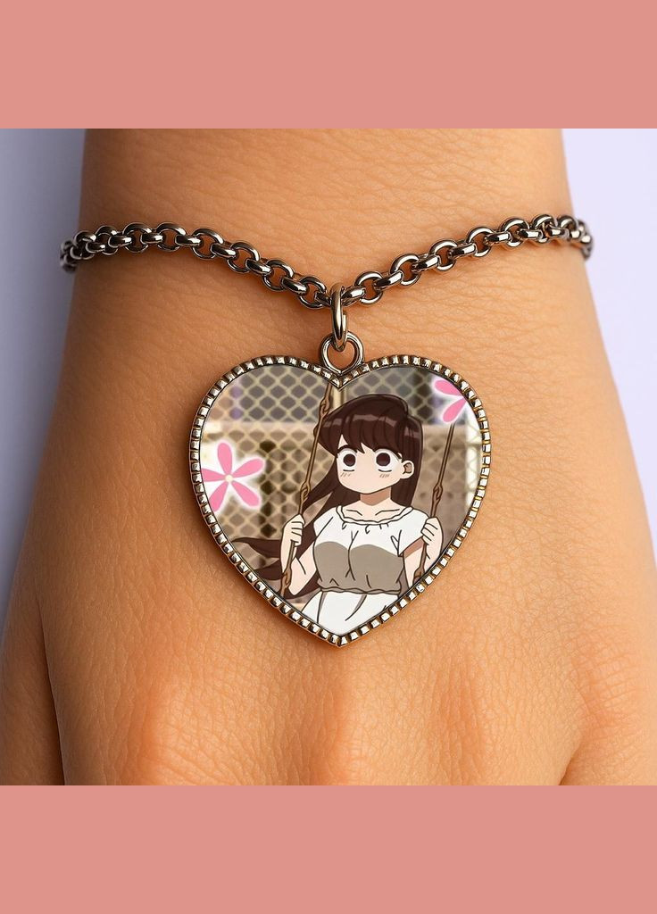 Браслет Аниме У Коми сан проблемы с общением #005 (сердце) No Brand (329331460)