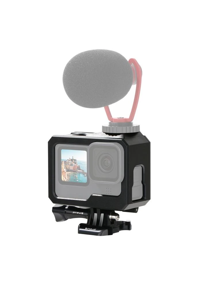 Рамка защитная с креплением типа "горячий башмак" Puluz PU532B для экшн камер GoPro Hero 9, 10 Shoot (372476804)