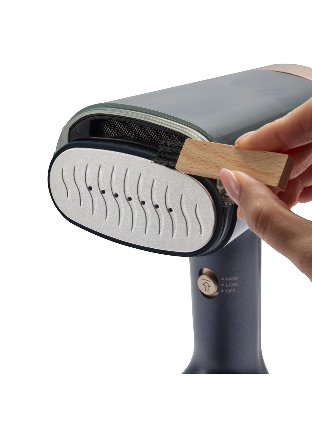 Відпарювач Genie VacuSteam, 1800Вт, 200мл, паровий удар -20гр, верт. відпарювання, керам. підошва, синій Russell Hobbs (370618396)