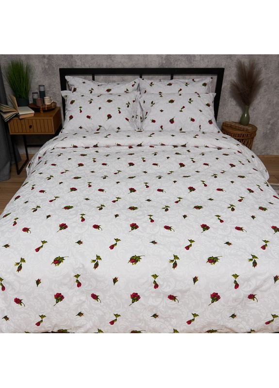 Комплект постельного белья Бязь Gold Люкс Семейные 160х220х2 наволочки 4х50х70 (MS-820009693) Moon&Star Romantic Rose (356115726)