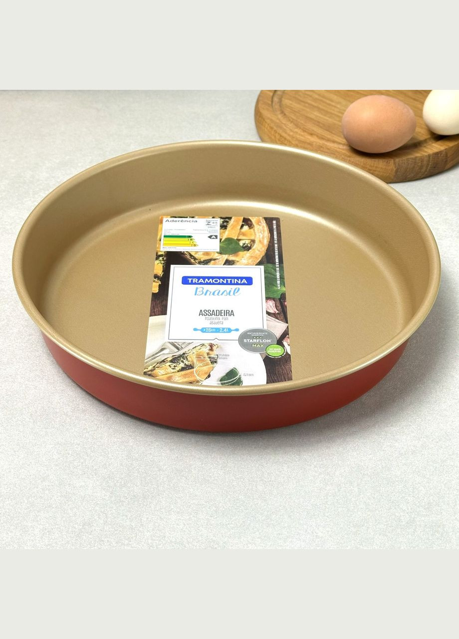 Круглая форма для выпечки 24 см VERMONT Tramontina (303213062)