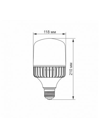 LED лампа A118 50W E27 5000K (VL-A118-50275) Videx (305757225)
