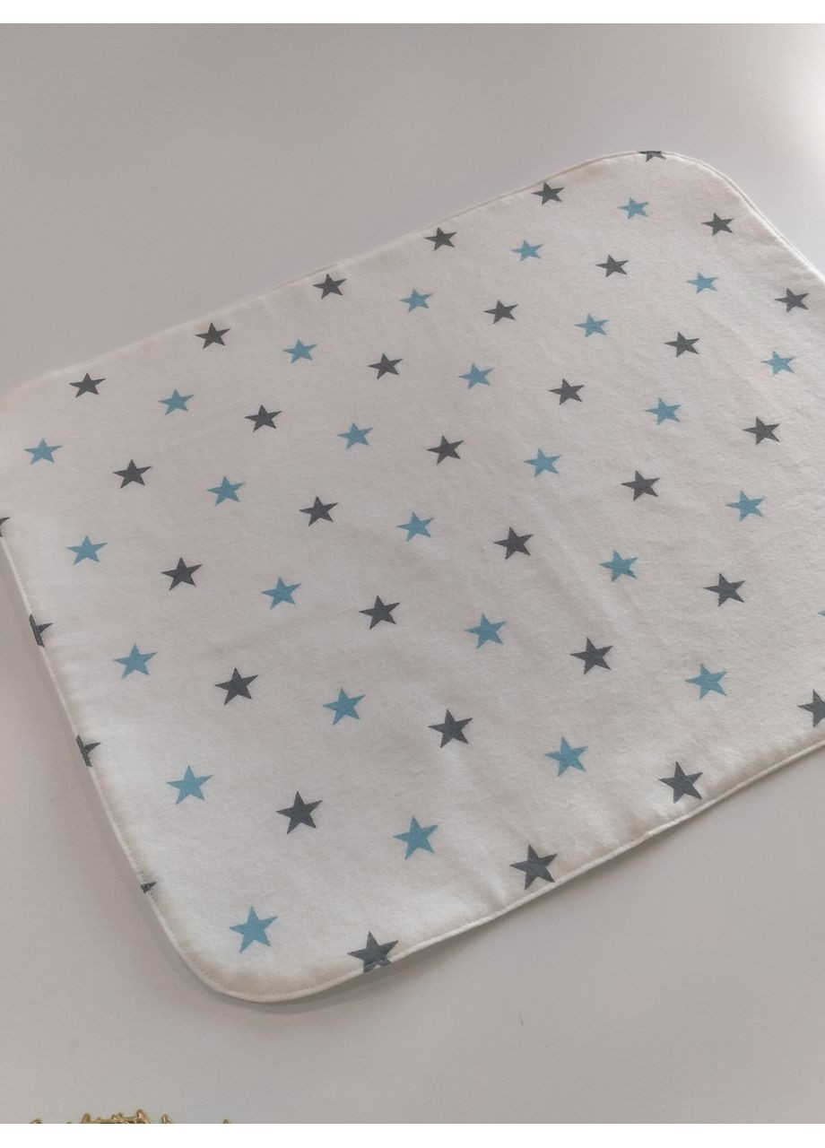 Фланелевые непромокаемые пеленки на трикотажной мембране, размер 38*46 No Brand (370370079)