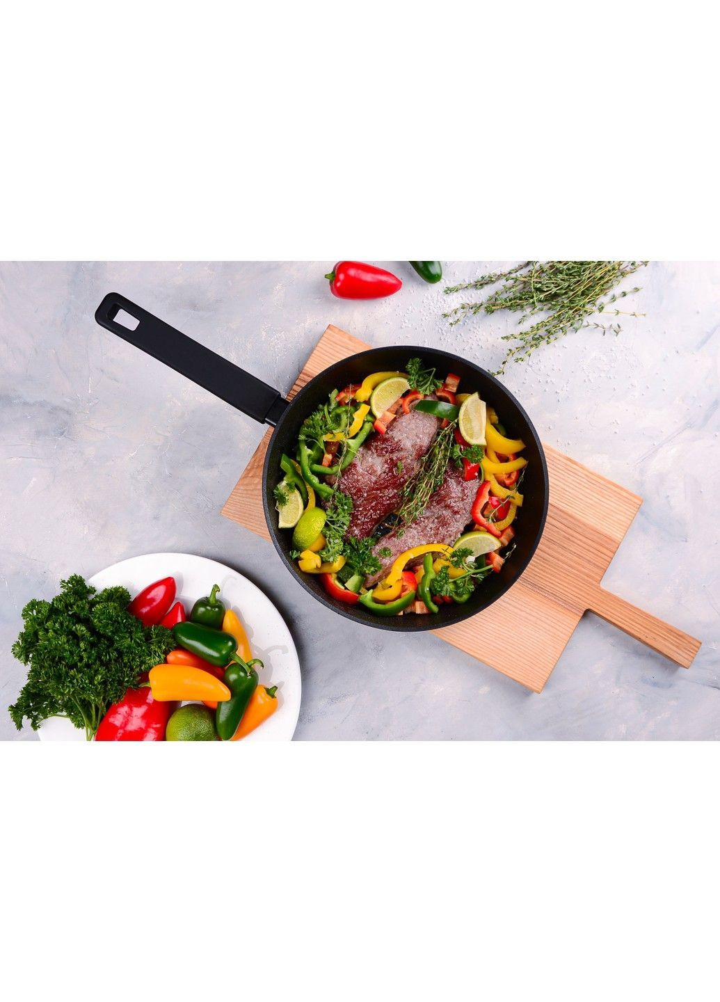 Сковорода Salsa глубокая 20 см б/крышки (RG-1134-20) Ringel (365277535)