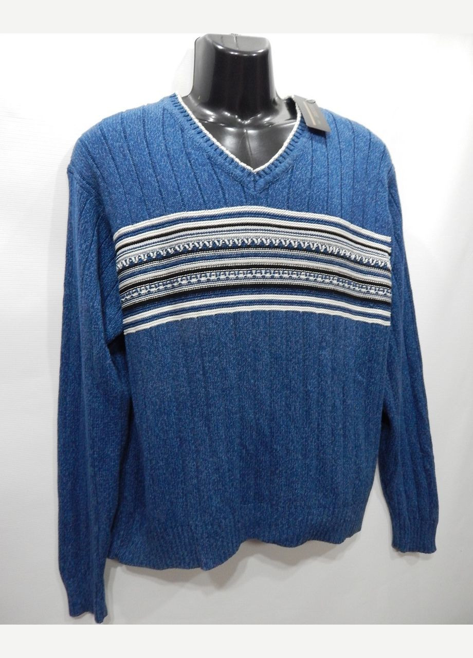 Синій демісезонний светр чоловічий geofrey beene р.52 052sm (тільки в зазначеному розмірі, тільки 1 шт.) No Brand