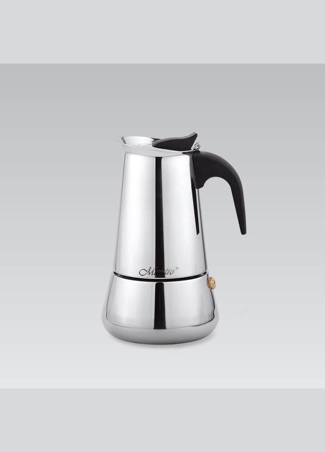 Кофеварка нержавеющая гейзерная сталь 300 мл на 6 чашек (MR-1660-6) Maestro (334006507)