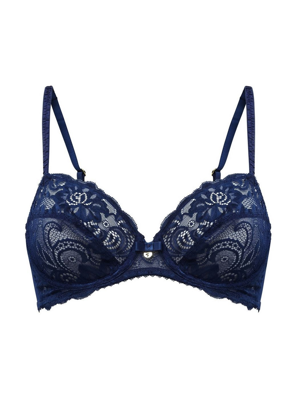 Синій балконет бюстгальтер 11111 Gossard з кісточками поліамід, поліестер, еластан