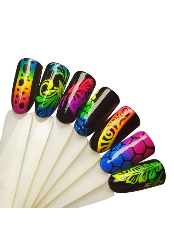 Неоновий пігмент для дизайну нігтів Маджента No Brand (318412810)