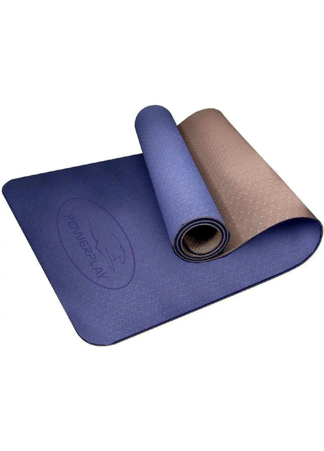 Килимок для йоги та фітнесу 4150 TPE Premium Performance Mat Синій (183x61x0.6) PowerPlay (362914842)