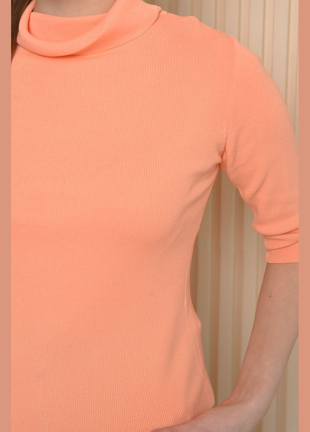 Гольф женский американка персикового цвета размер 42-44 Let's Shop (290663377)
